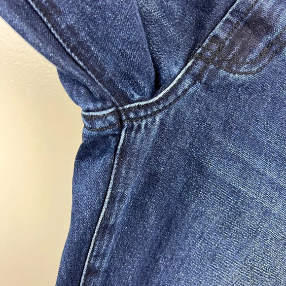 One Teaspoon Freebirds Jeans Size 26 High Rise Dark Wash Distressed Frayed Hem - Picture 7 of 13